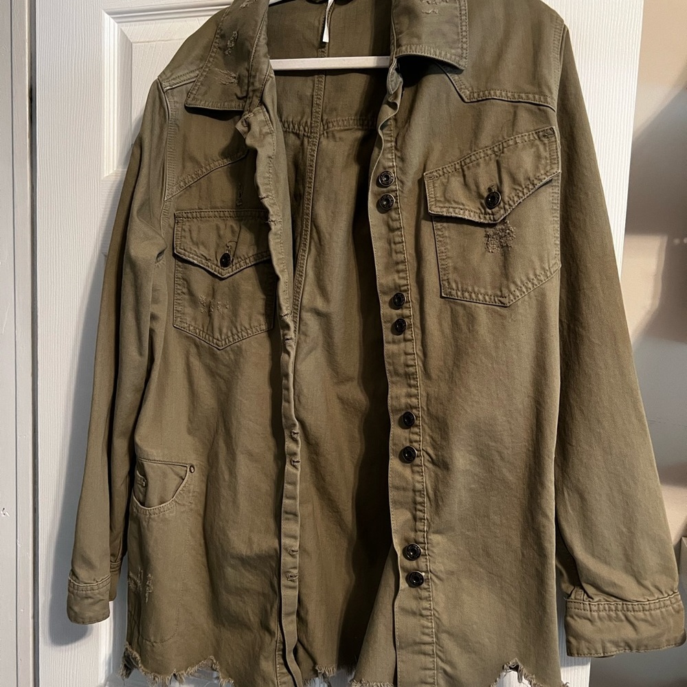 Free people shacket. Xl